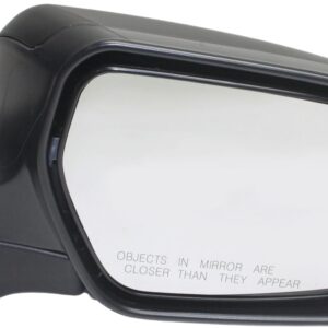 Passenger Side Mirror, Power Adjust, Manual Folding, Non-Heated, Paintable, No Signal Light, No Memory, No Puddle Light, No Auto-Dimming, No Blind Spot Feature