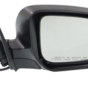 Passenger Side Mirror, Power Adjust, Manual Folding, Non-Heated, Paintable, No Signal Light, No Memory, No Puddle Light, No Auto-Dimming, No Blind Spot Feature