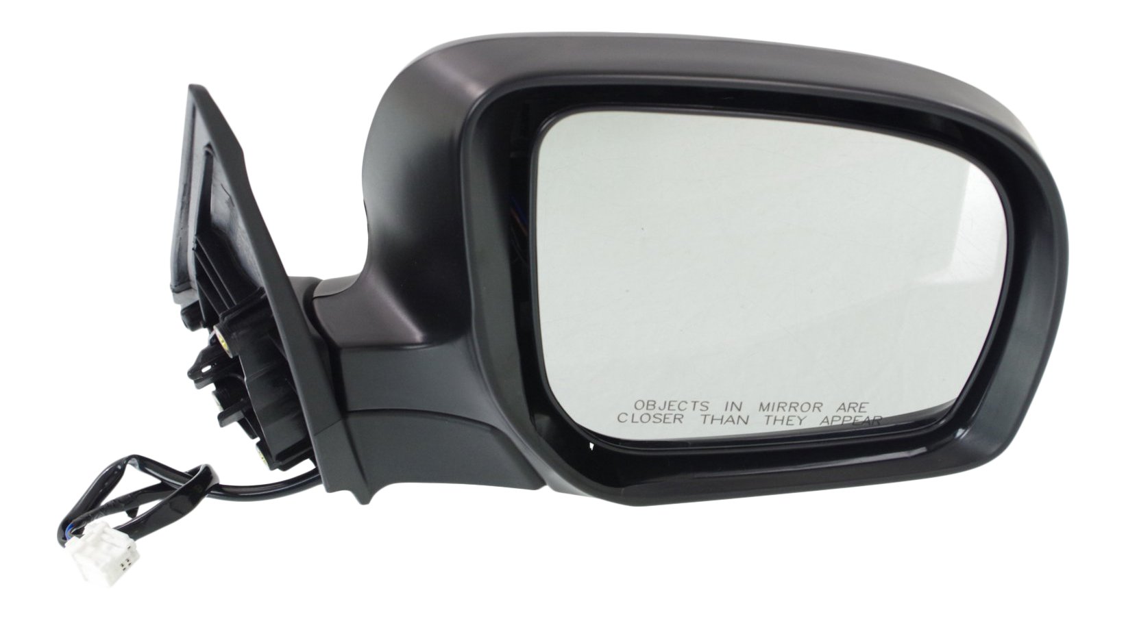 Passenger Side Mirror, Power Adjust, Manual Folding, Non-Heated, Paintable, No Signal Light, No Memory, No Puddle Light, No Auto-Dimming, No Blind Spot Feature