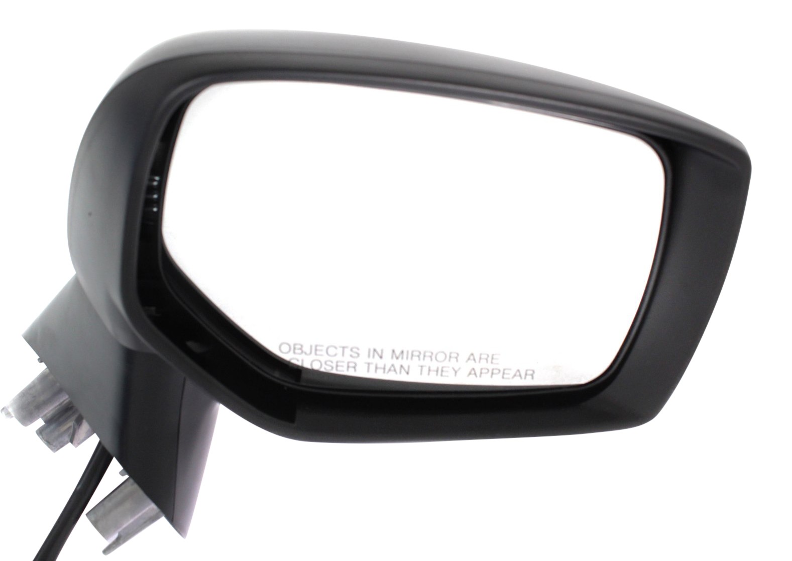 Passenger Side Mirror, Power Adjust, Manual Folding, Non-Heated, Paintable, No Signal Light, No Memory, No Puddle Light, No Auto-Dimming, No Blind Spot Feature