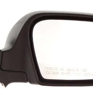 Passenger Side Mirror, Power Adjust, Manual Folding, Non-Heated, Textured Black, No Signal Light, No Memory, No Puddle Light, No Auto-Dimming, No Blind Spot Feature