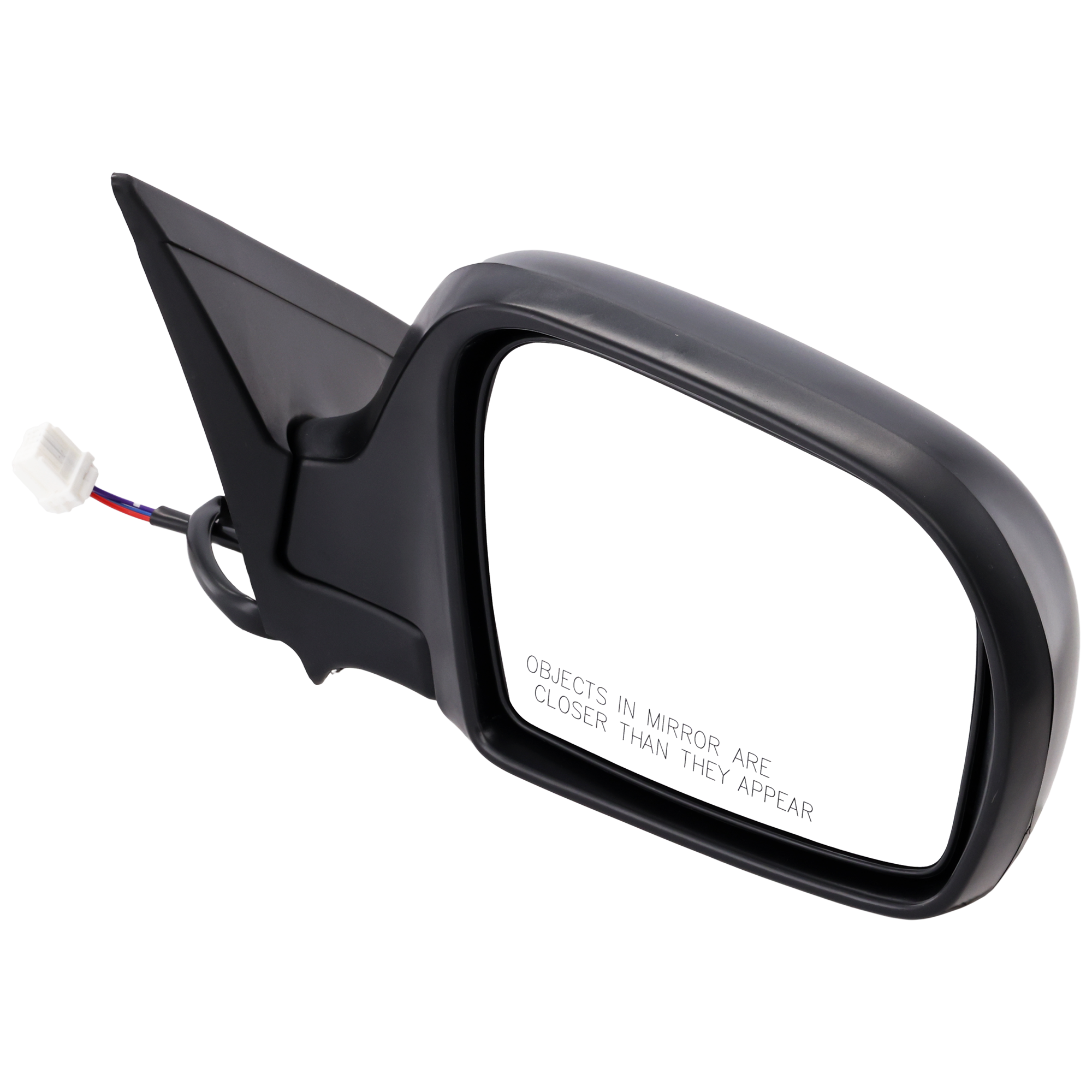 Passenger Side Mirror, Power Adjust, Manual Folding, Non-Heated, Textured Black, No Signal Light, No Memory, No Puddle Light, No Auto-Dimming, No Blind Spot Feature