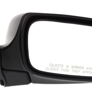 Passenger Side Mirror, Power Adjust, Non-Heated, Manual Folding, Textured Black, No Signal Light, No Memory, No Puddle Light, No Auto-Dim, No Blind Spot Feature