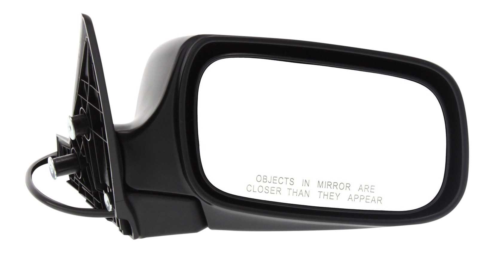 Passenger Side Mirror, Power Adjust, Non-Heated, Manual Folding, Textured Black, No Signal Light, No Memory, No Puddle Light, No Auto-Dim, No Blind Spot Feature