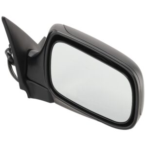 Passenger Side Mirror, Power Adjust, Non-Heated, Manual Folding, Textured Black, No Signal Light, No Memory, No Puddle Light, No Auto-Dim, No Blind Spot Feature