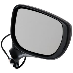 Passenger Side Mirror, Power Adjust, Non-Heated, Manual Folding, Textured Black, No Signal Light, No Memory, No Puddle Light, No Auto-Dim, No Blind Spot Feature