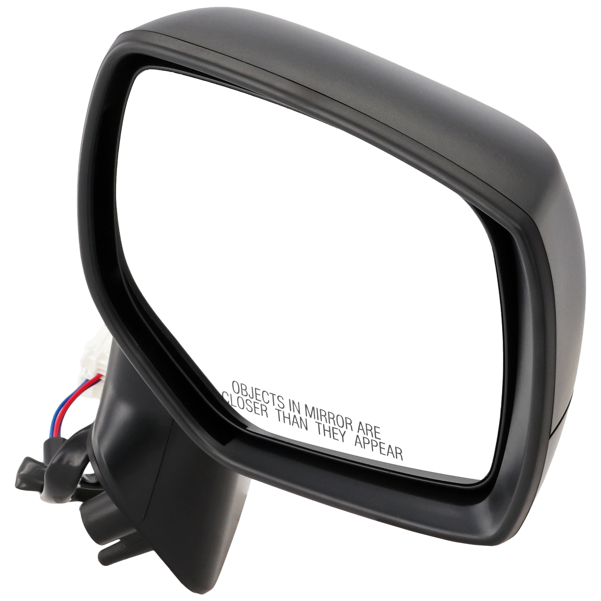 Passenger Side Mirror, Power Adjust, Non-Heated, Manual Folding, With 1 Paintable and 1 Textured Black Cap, No Signal Light, No Memory, No Puddle Light, No Auto-Dim, No Blind...