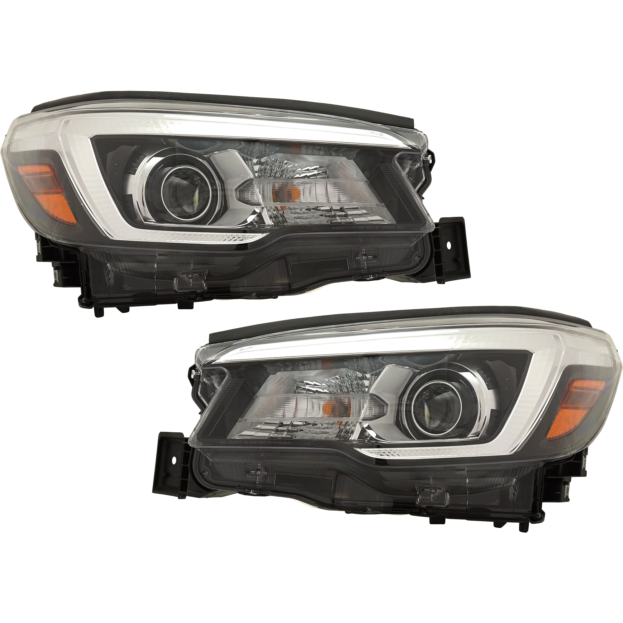 Position LED Headlight, With bulb(s), OE Comparable Finish
