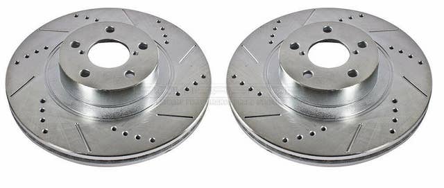 PowerStop Evolution Front Disc Brake Rotor Set | JBR1165XPR