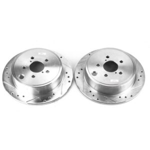 PowerStop Evolution JBR1365XPR | Rear Disc Brake Rotor Set