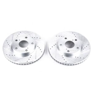 PowerStop Evolution JBR712XPR | Front Disc Brake Rotor Set