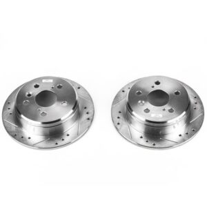 PowerStop Evolution JBR718XPR | Rear Disc Brake Rotor Set