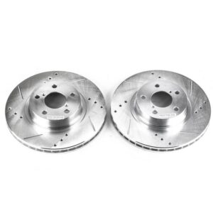PowerStop Evolution JBR730XPR | Front Disc Brake Rotor Set