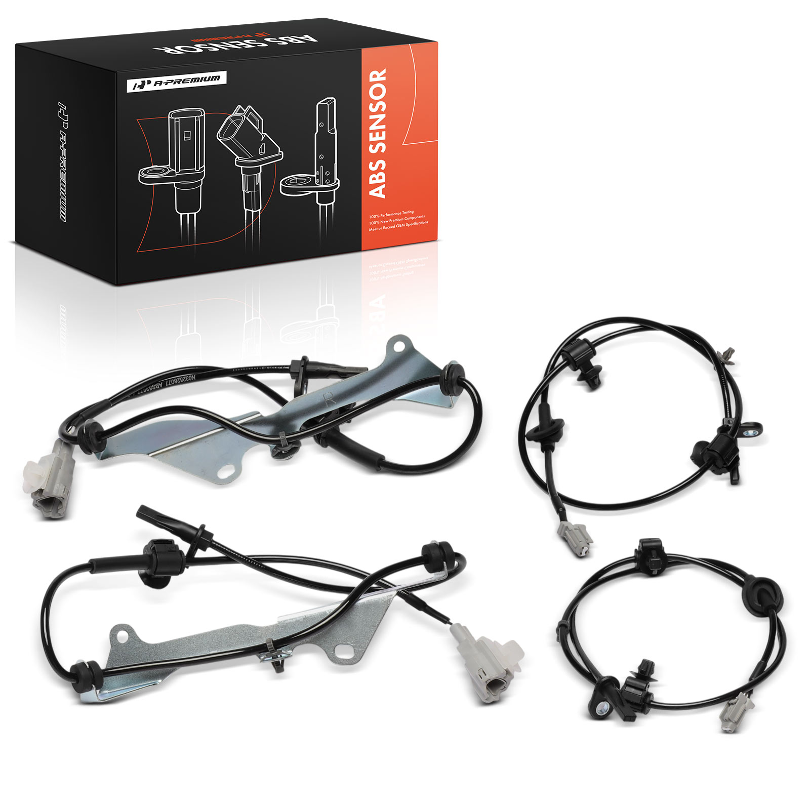 APABS4060 ABS Speed Sensor Set of 4