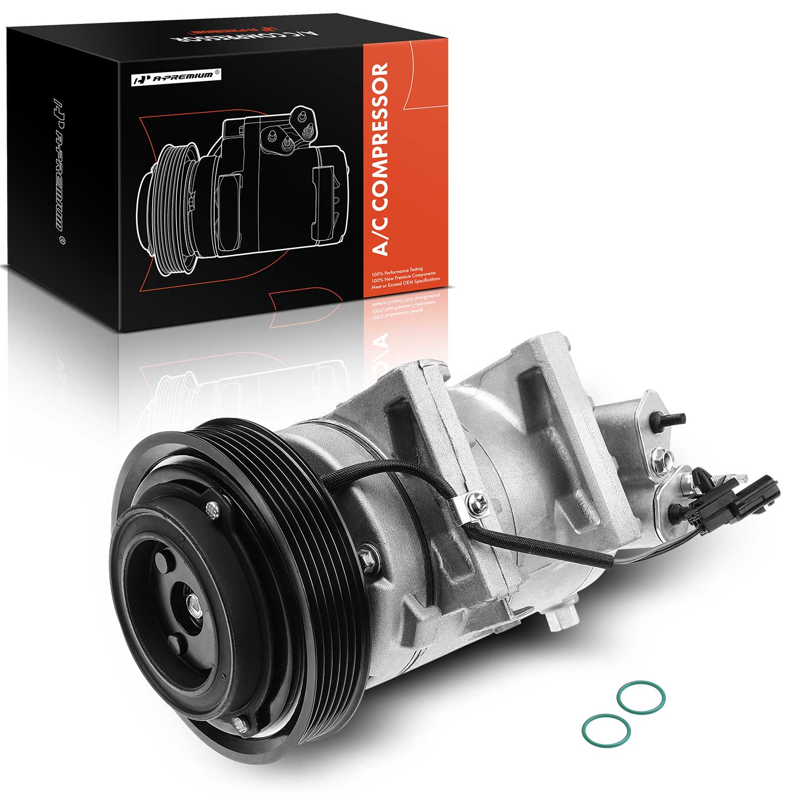 APACC332 AC Compressor with Clutch with 6-Groove Pulley
