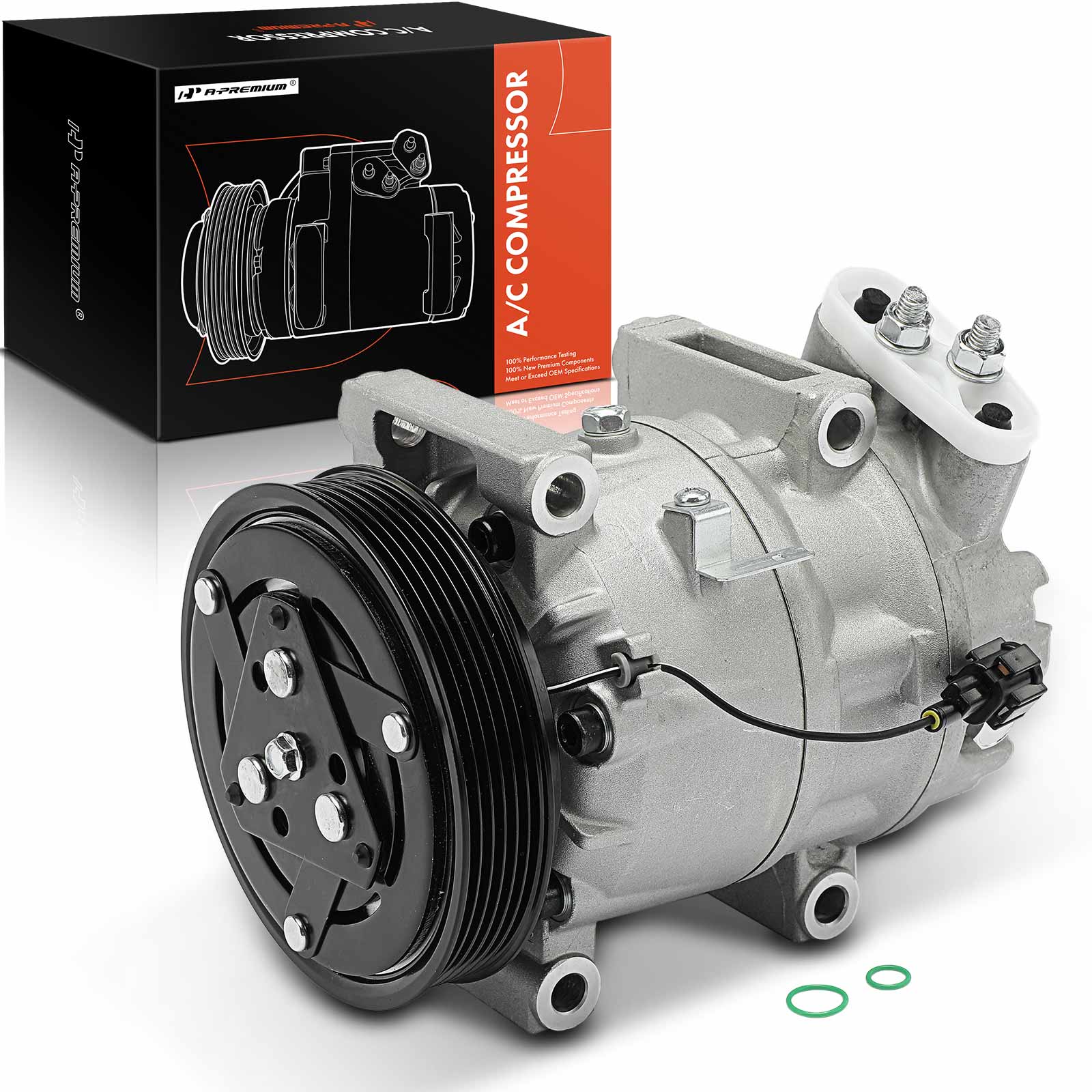 APACC582 AC Compressor with Clutch with 6-Groove Pulley