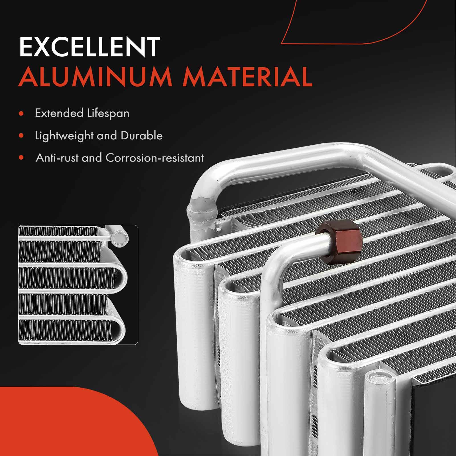 APAEC467 Aluminum AC Evaporator Core - Image 3