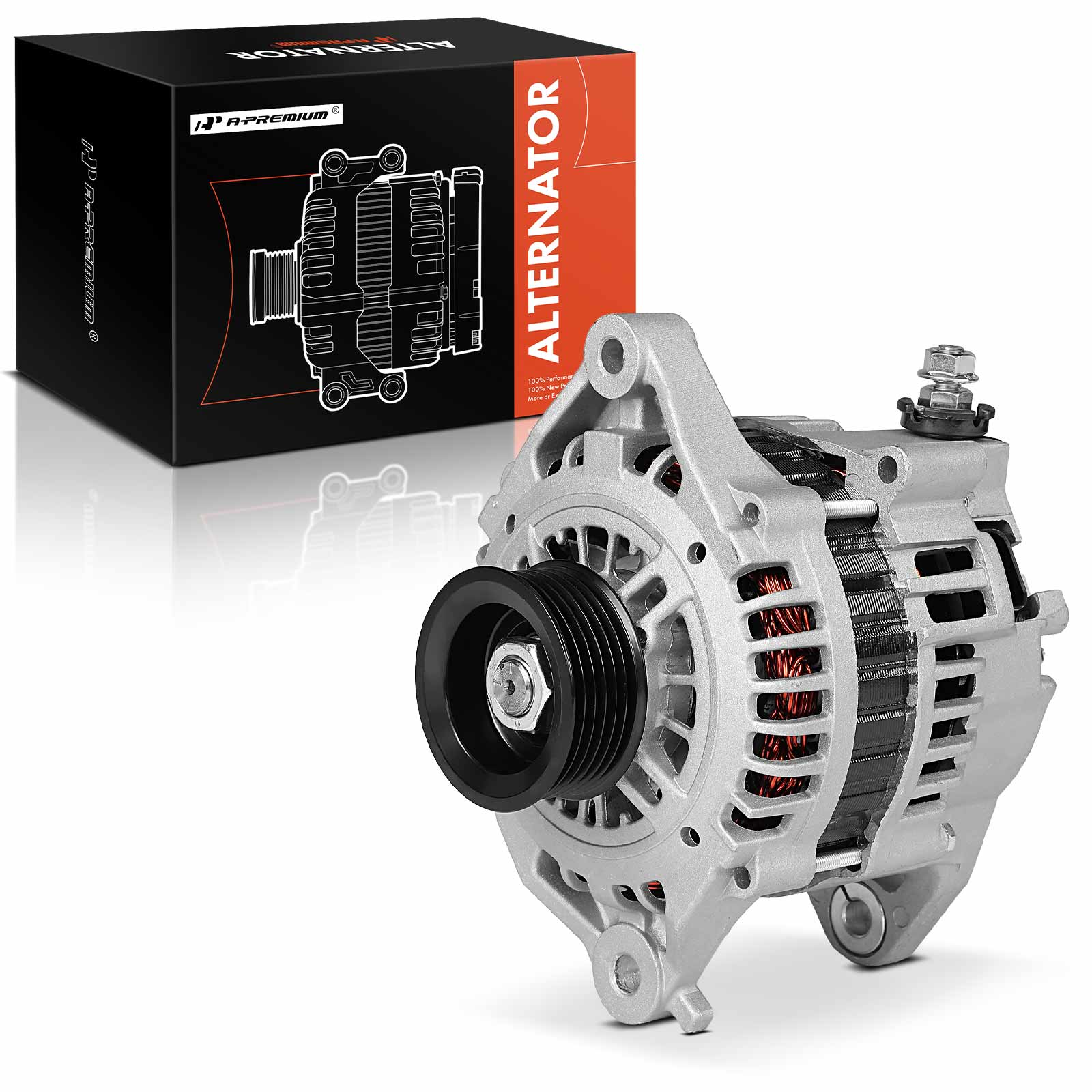 APALT1038 Alternator 80A 12V CW 6-Groove Pulley