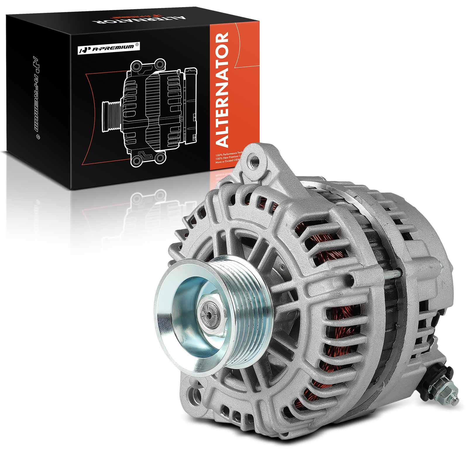 APALT726 Alternator 130A 12V CW 7-Groove Pulley