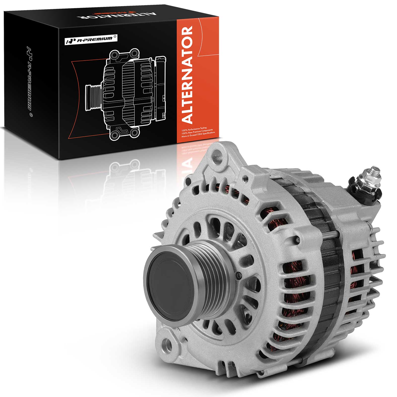 APALT735 Alternator 110A 12V CW 6-Groove Clutch Pulley