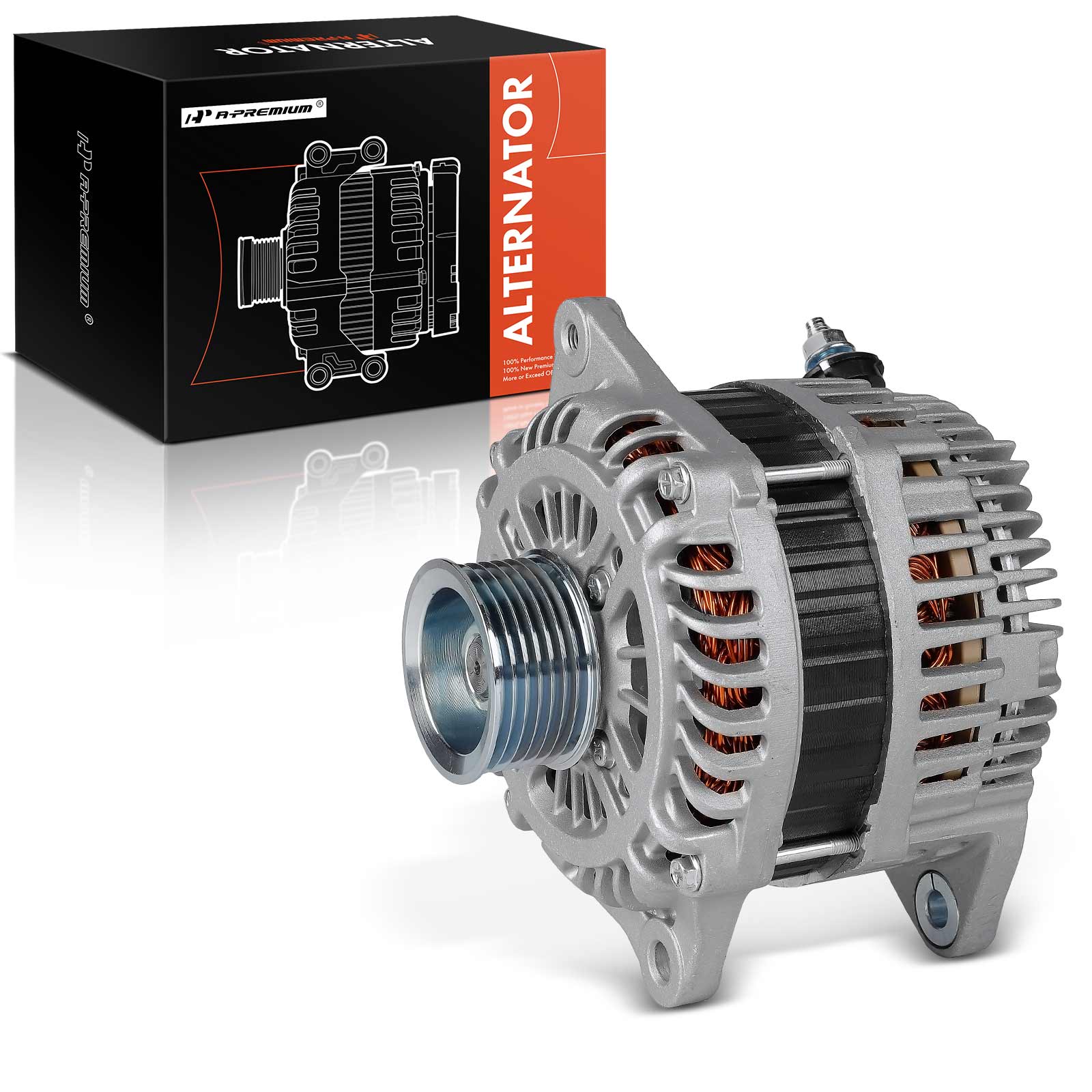 APALT814 Alternator 130A 12V CW 7-Groove Pulley
