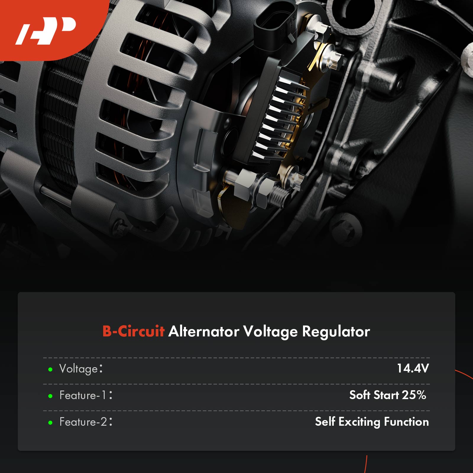 APAVR239 14.4V Alternator Regulator - Image 2