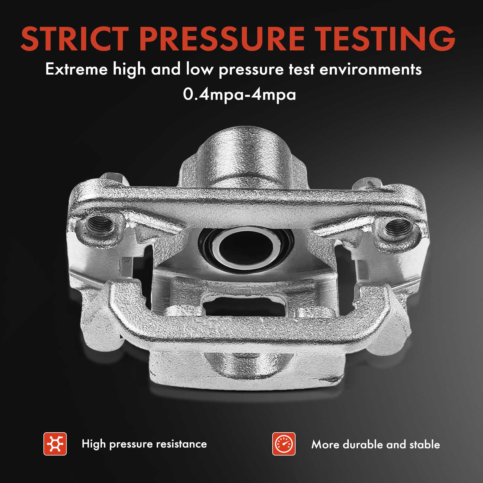 APBC0200 Front Passenger Side Brake Caliper with Bracket, Sold Individually - Image 5