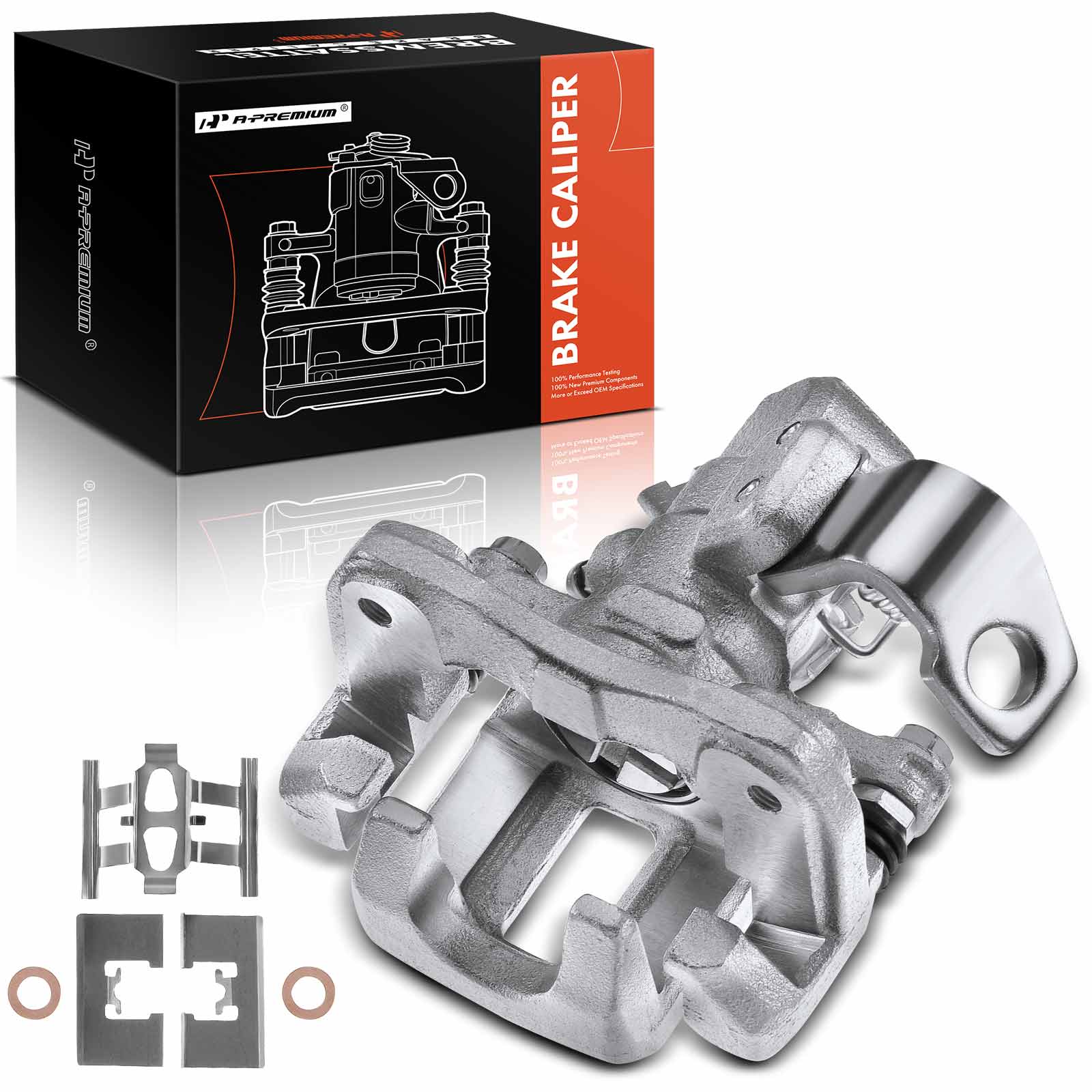 APBC0401 Rear Passenger Side Brake Caliper with Bracket, Sold Individually