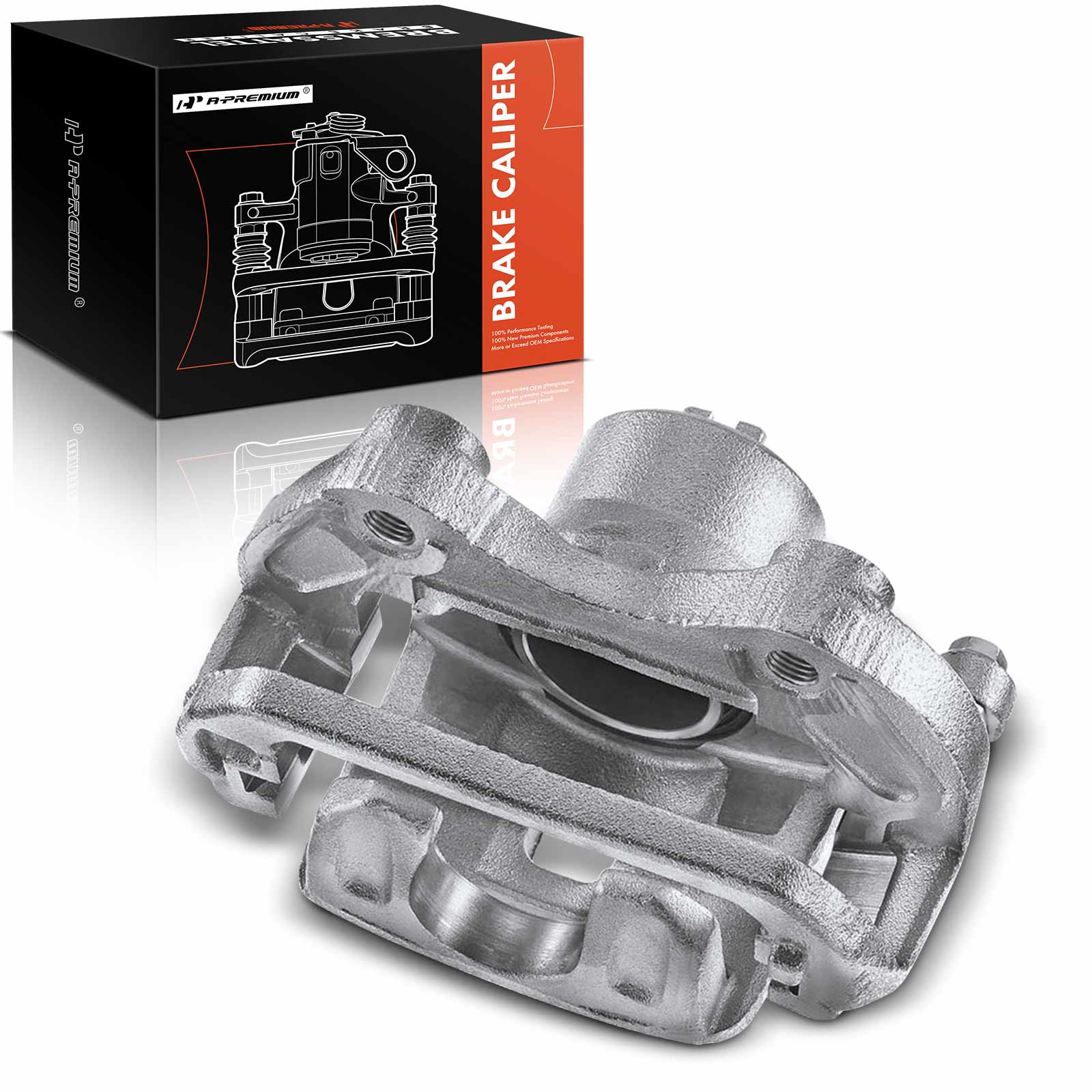 APBC0711 Front Driver Side Brake Caliper with Bracket, Sold Individually