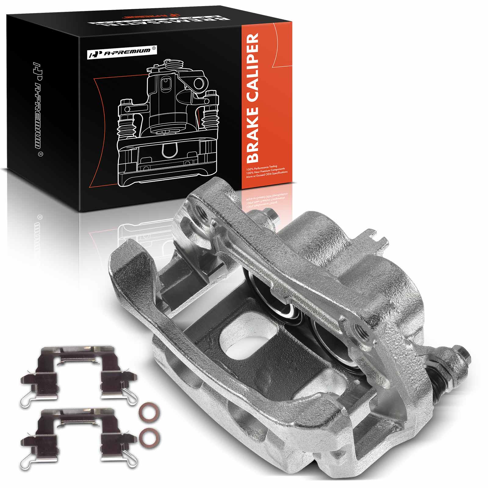 APBC1102 Front Driver Side Brake Caliper with Bracket, Sold Individually