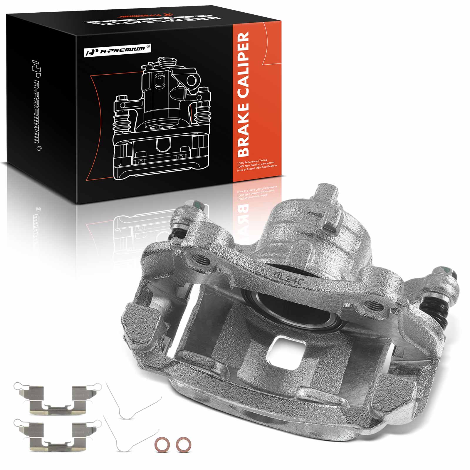 APBC1114 Front Passenger Side Brake Caliper with Bracket, Sold Individually
