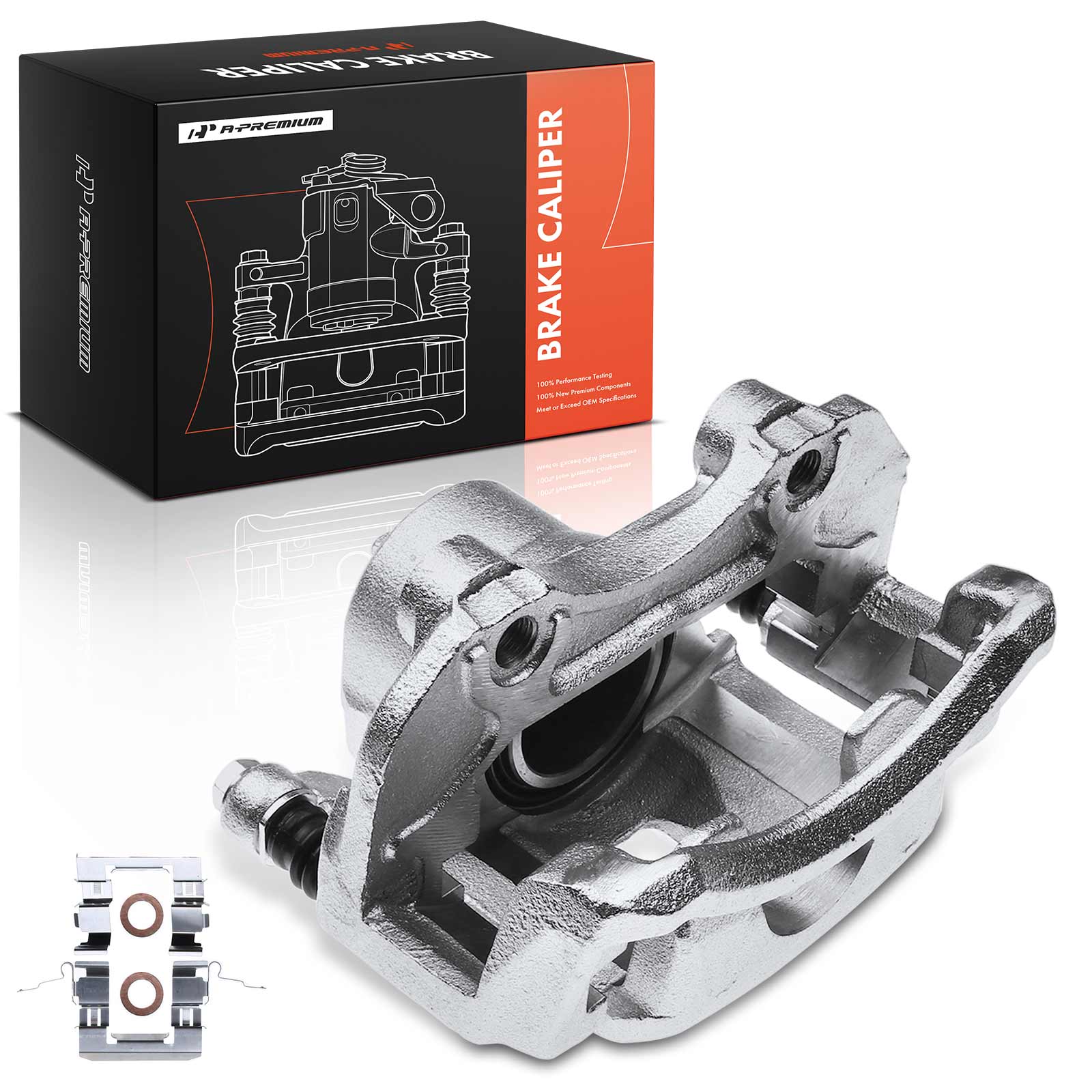 APBC1958 Front Driver Side Brake Caliper with Bracket, Sold Individually