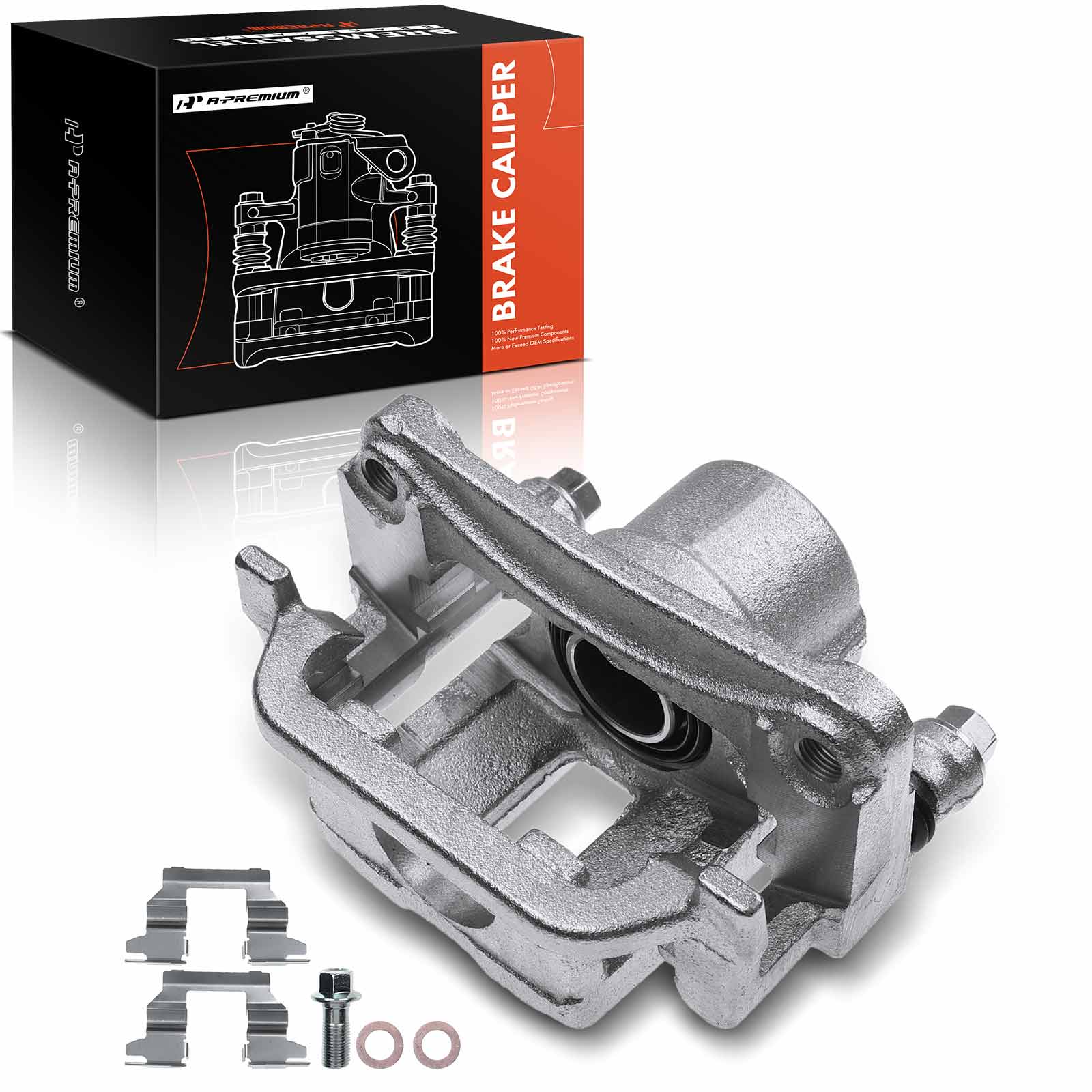 APBC2009 Rear Passenger Side Brake Caliper with Bracket, Sold Individually