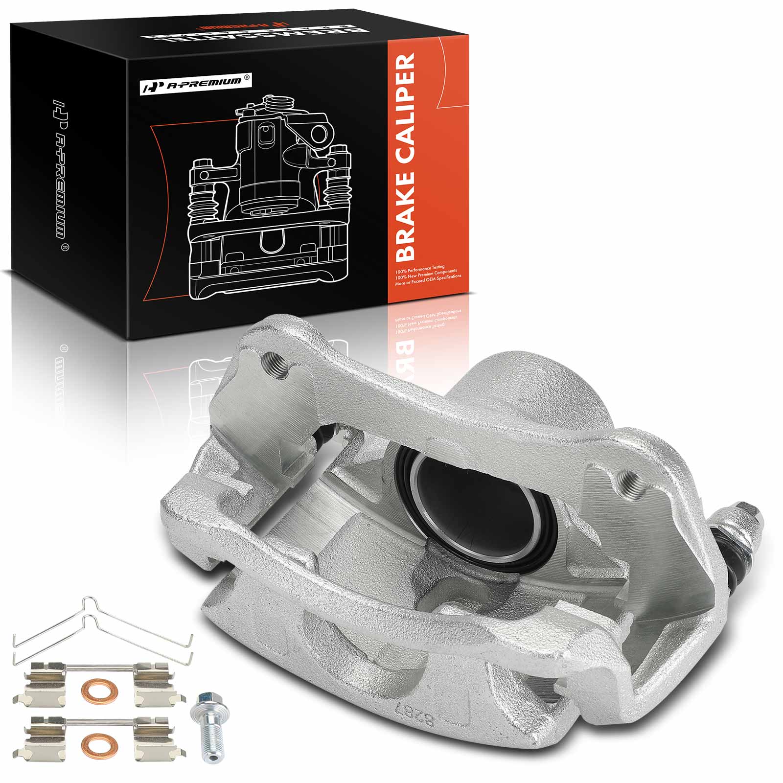 APBC4418 Front Driver or Passenger Side Brake Caliper with Bracket, Sold Individually