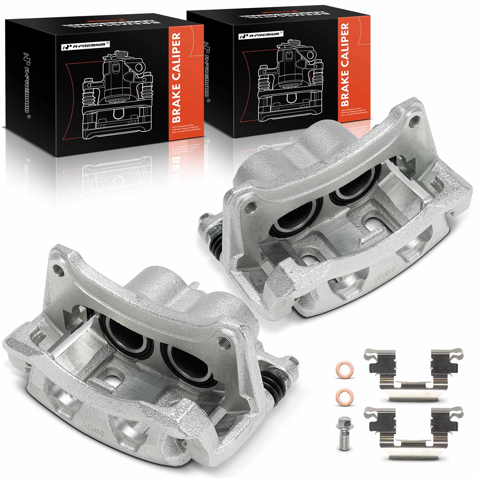 APBC4421 Front Brake Caliper with Bracket, 2-Wheel Set