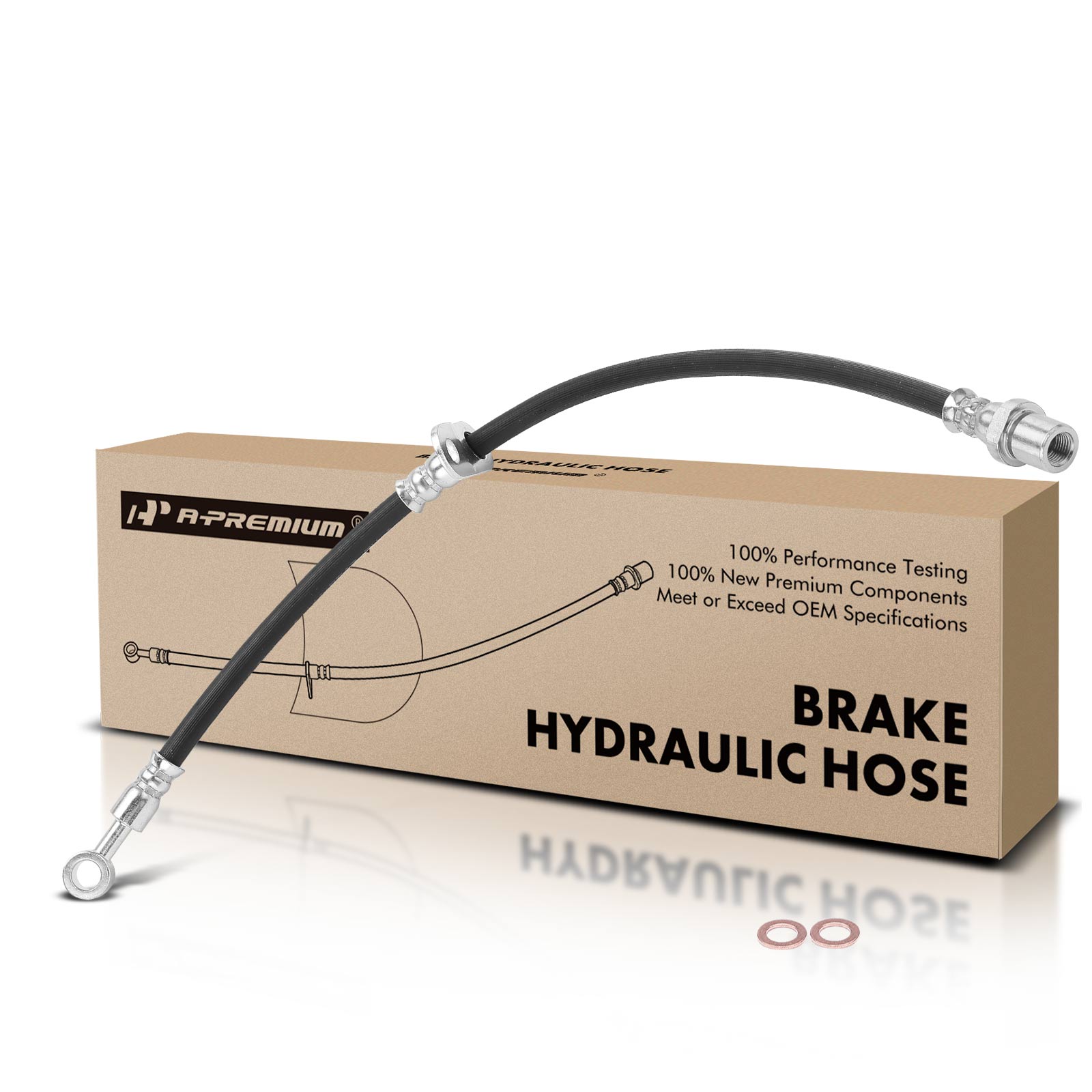 APBHH2562 Rear Driver Brake Hydraulic Hose