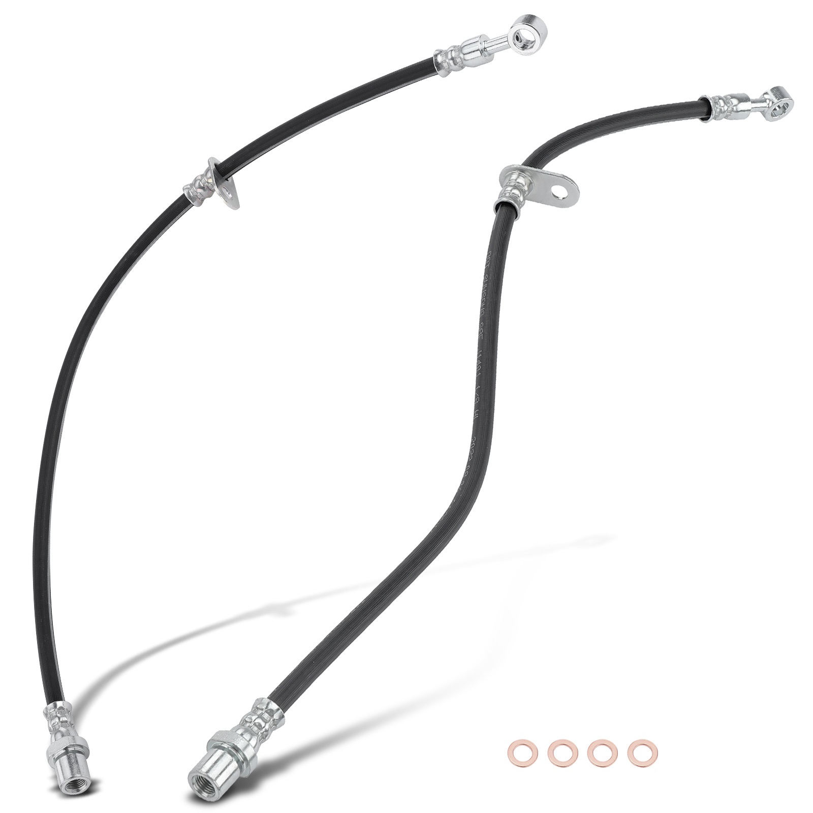 APBHH2969 2 Pcs Front Brake Hydraulic Hose