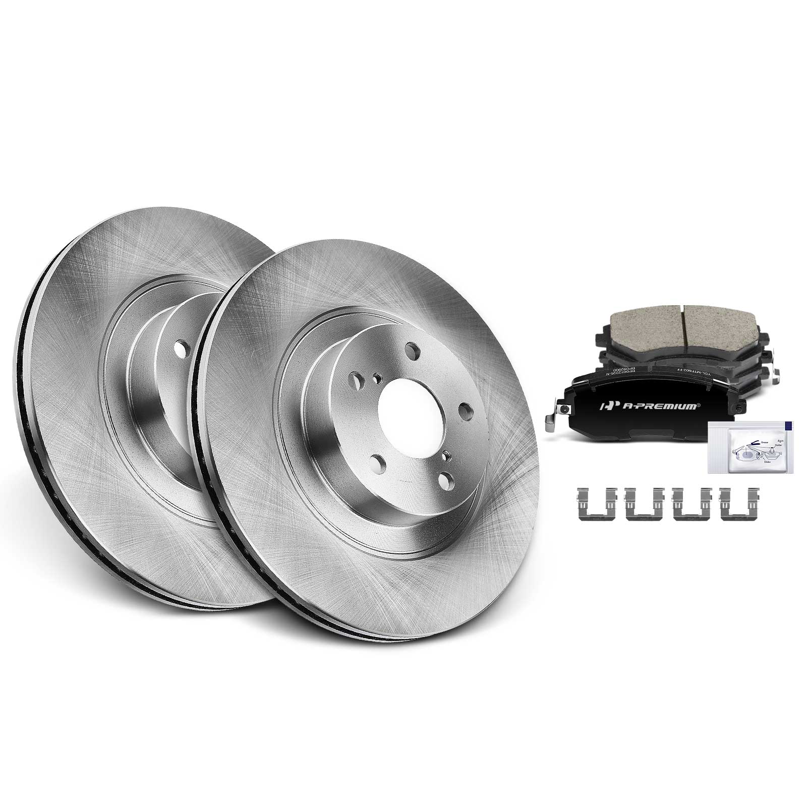 APBRPR101 Front Disc Brake Rotors & Ceramic Brake Pads