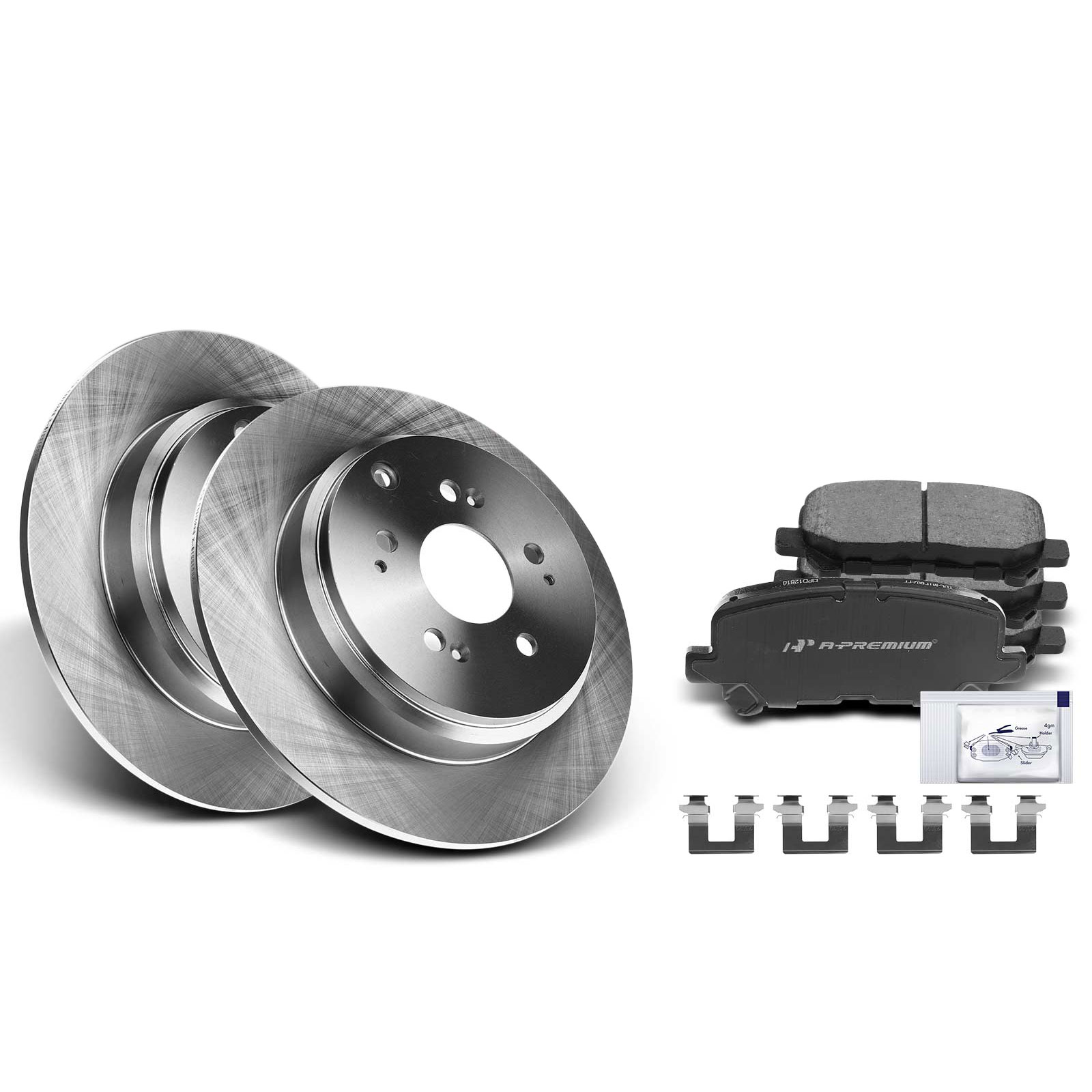 APBRPR251 Rear Disc Brake Rotors & Ceramic Brake Pads - Image 2