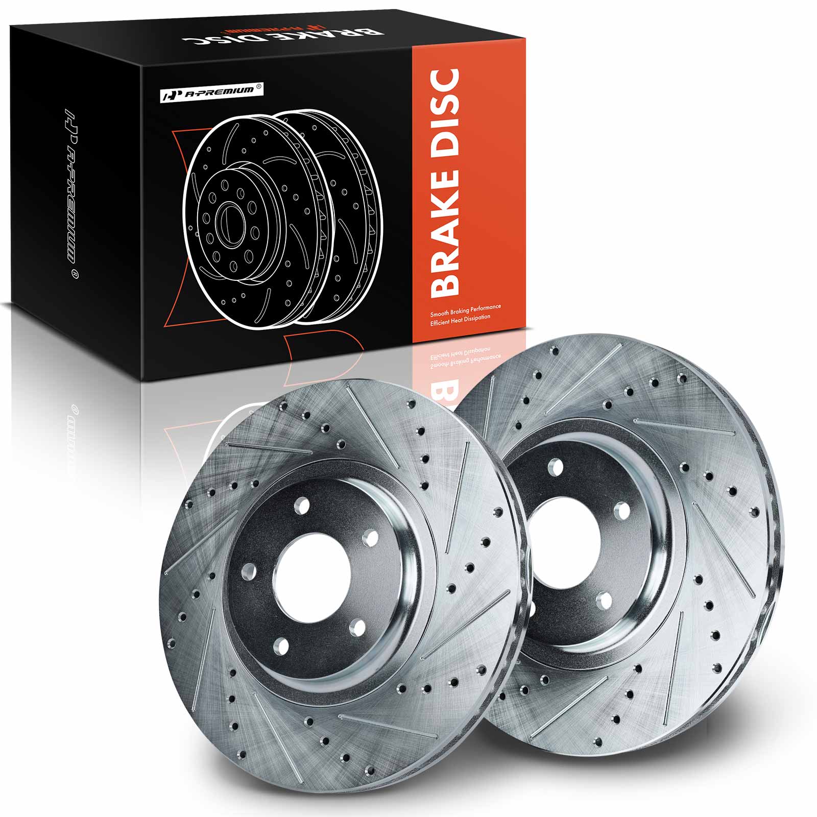 APBRS157 Front Drilled Brake Rotors