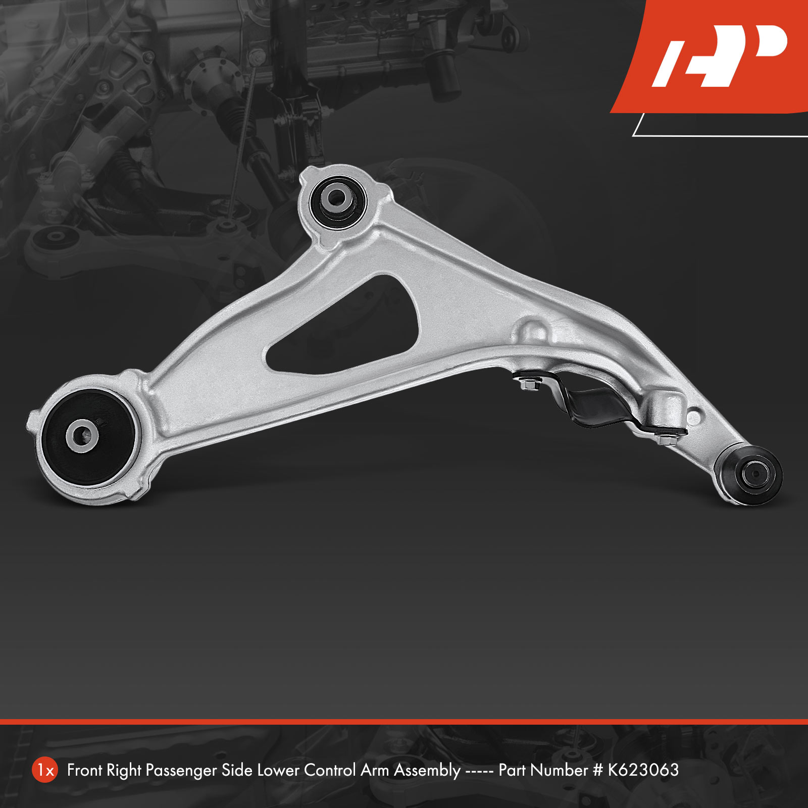 APCA0270 Front Passenger Lower Control Arm with Ball Joint - Image 2