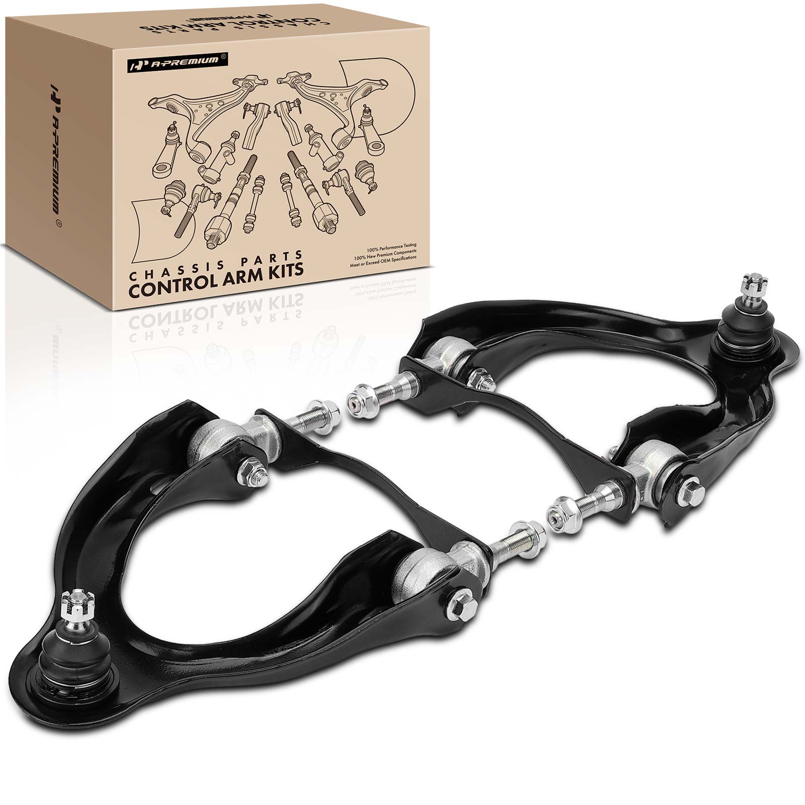 APCA0534 2x Front Upper Control Arm with Ball Joint