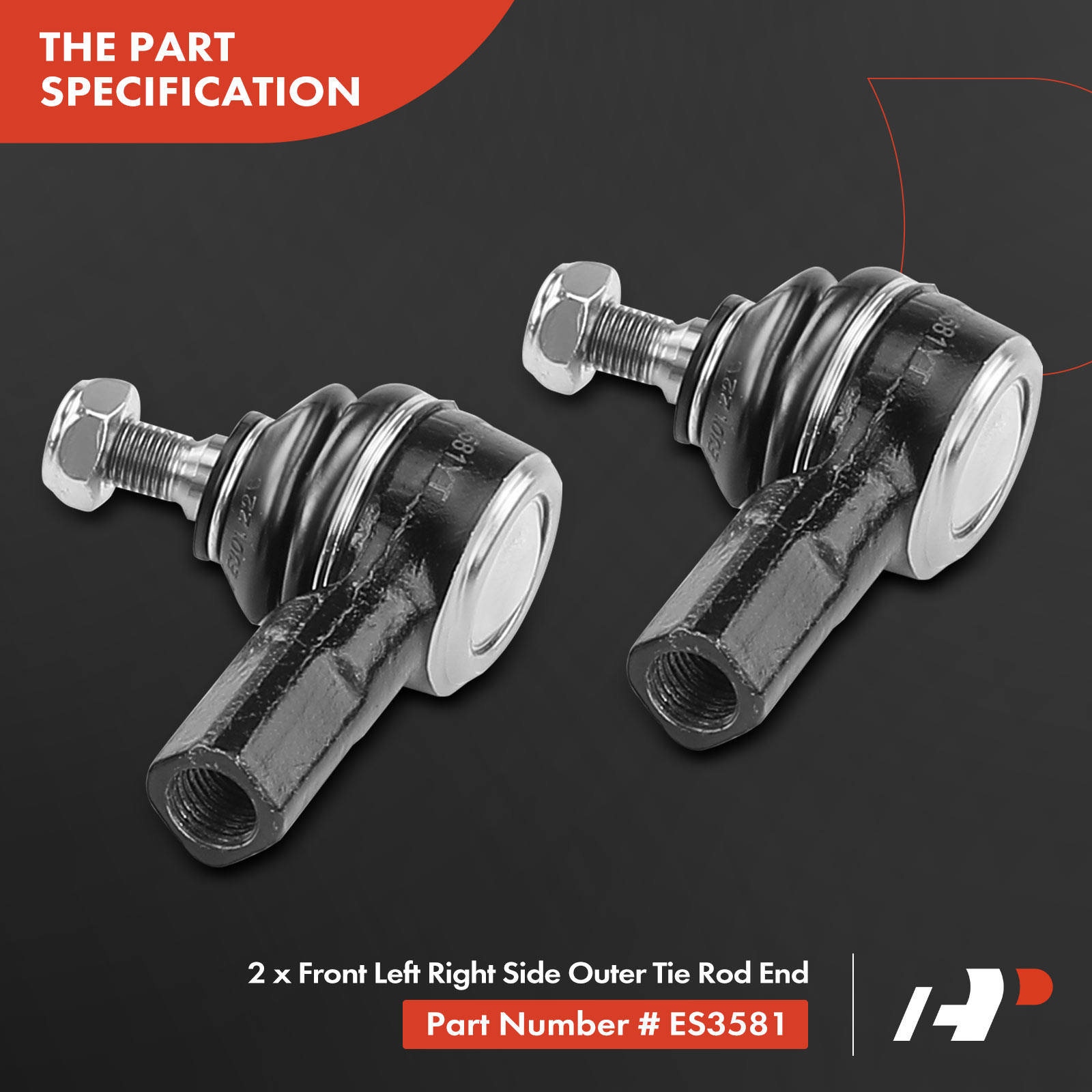 APCA0786 6x Stabilizer Bar Link & Tie Rod End - Image 5