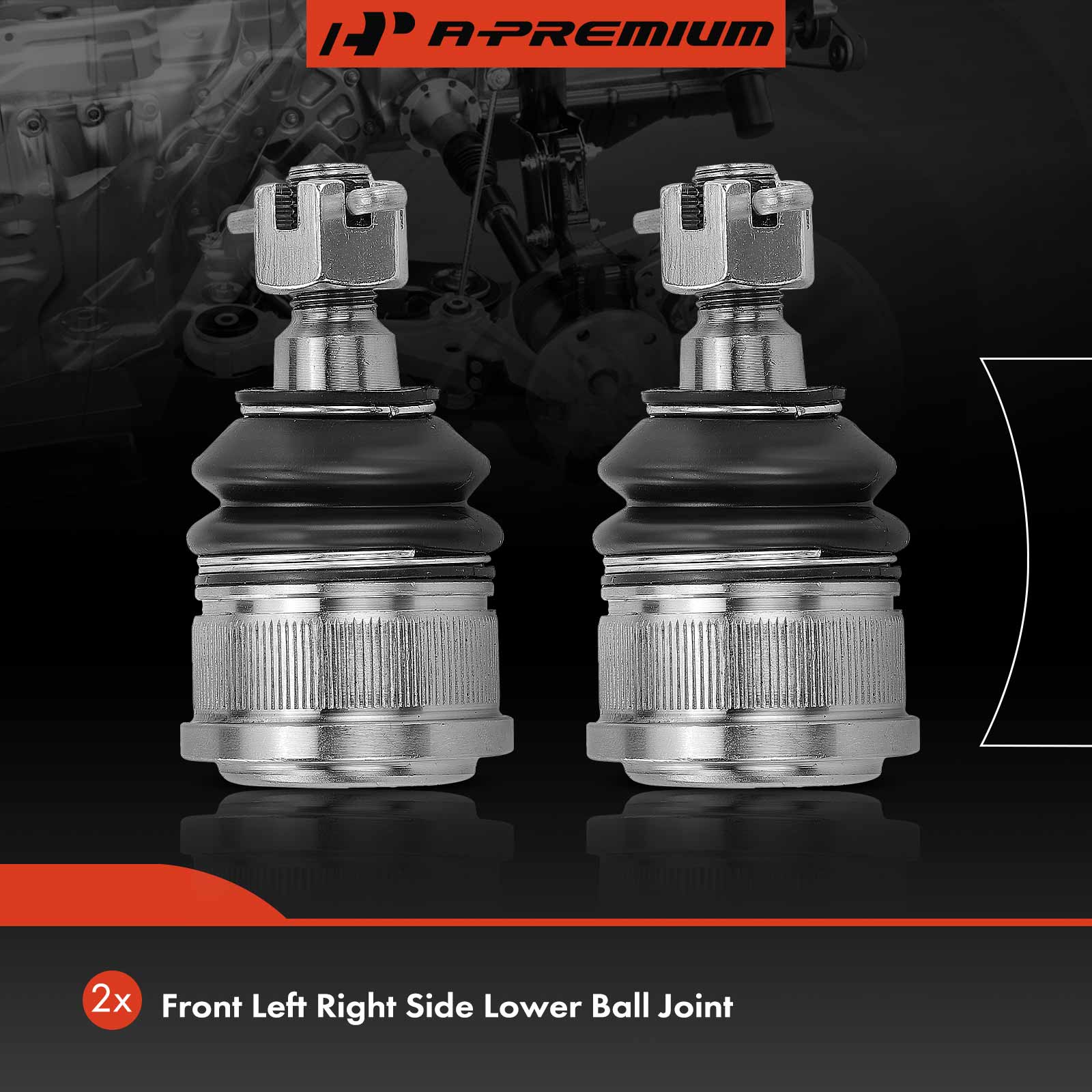 APCA1707 2x Front Lower Ball Joint - Image 2