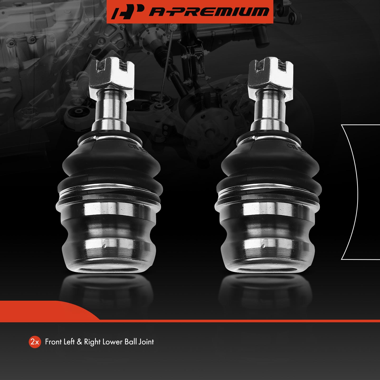 APCA1757 2x Front Lower Ball Joint - Image 2