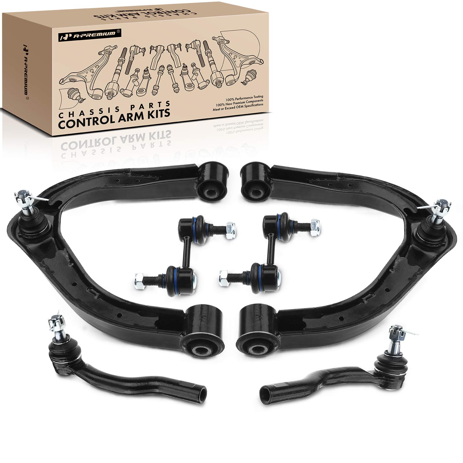 APCA2926 6x Front Control Arm with Ball Joint Sway Bar Link