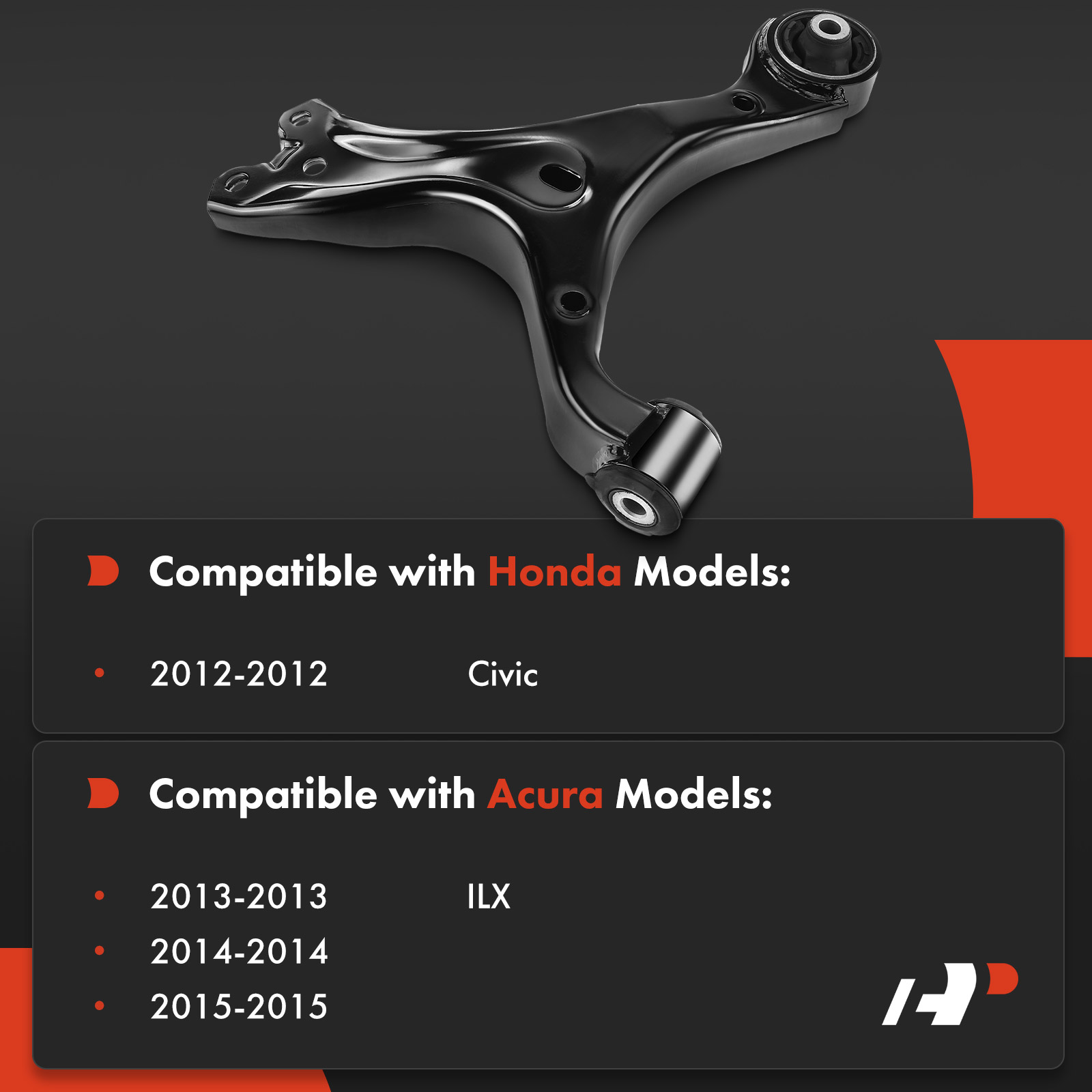 APCA3734 Front Left Lower Control Arm - Image 2