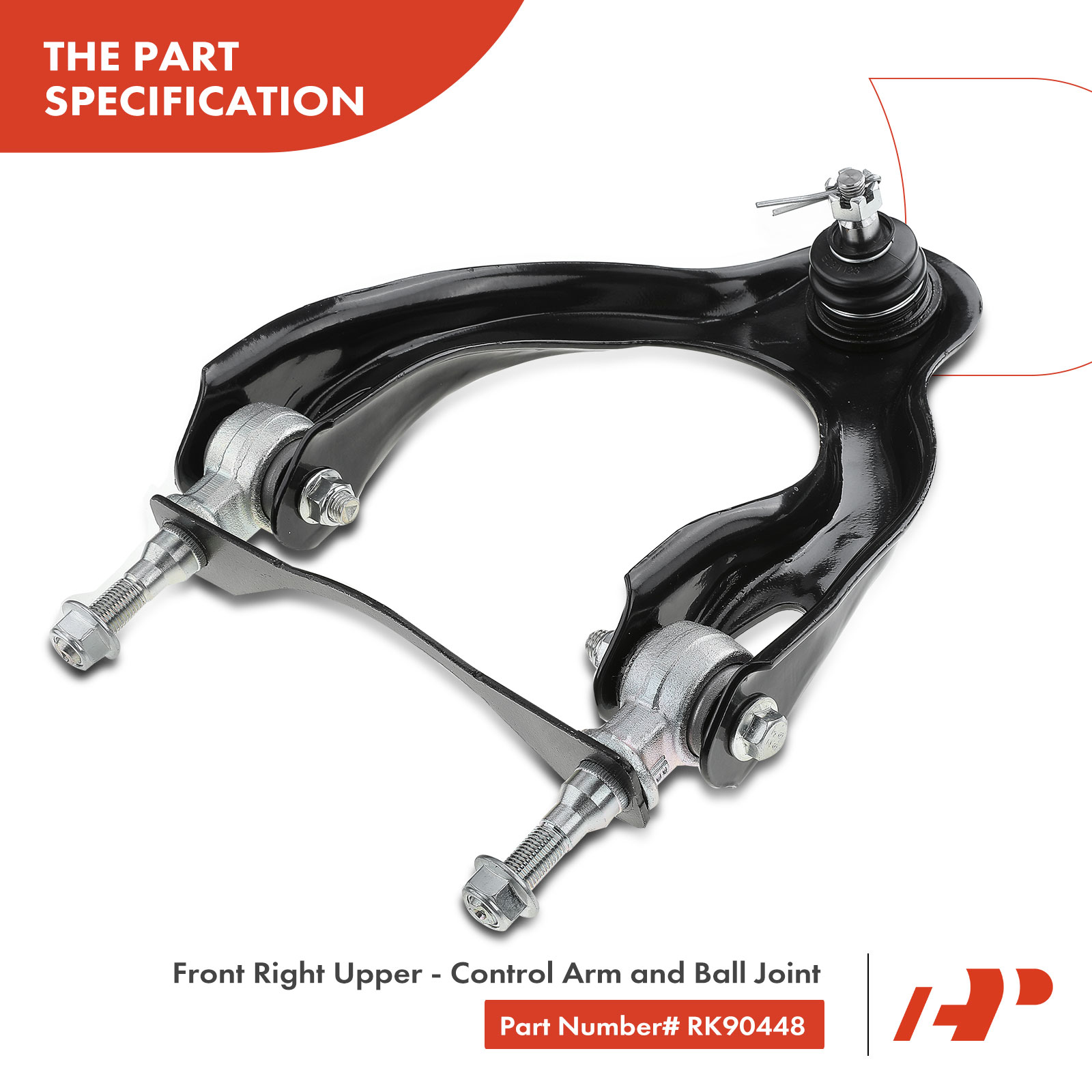 APCA3807 Front Right Upper Control Arm with Ball Joint - Image 5