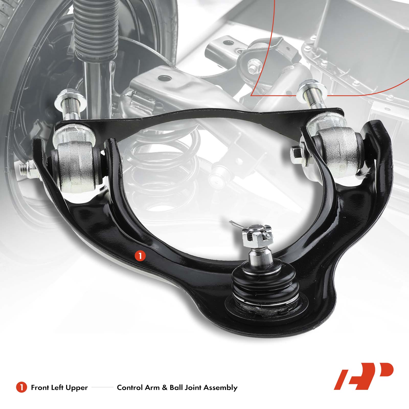 APCA3808 Front Left Upper Control Arm with Ball Joint - Image 2