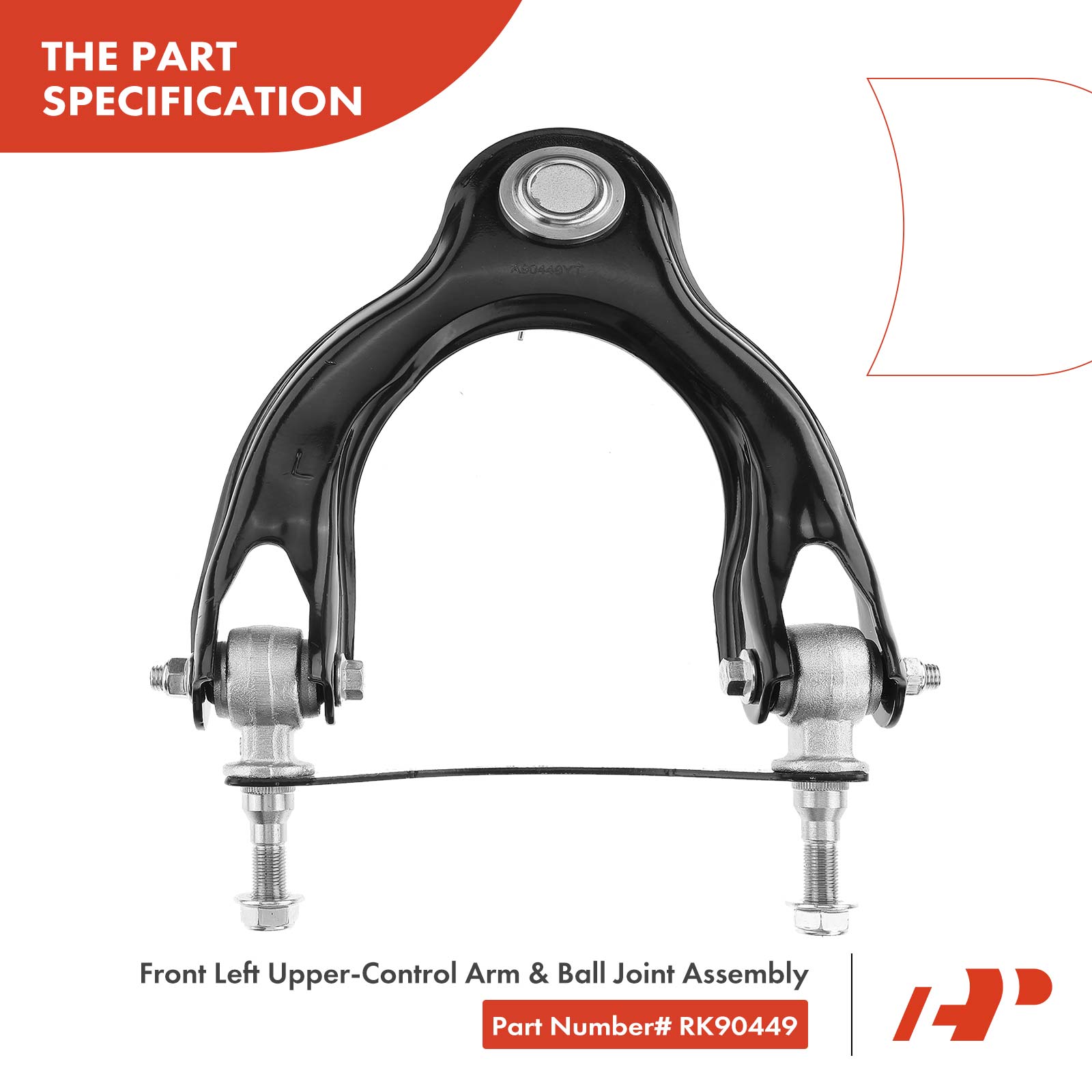 APCA3808 Front Left Upper Control Arm with Ball Joint - Image 5